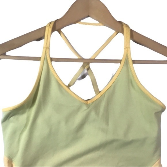 Lululemon Surya Strappy Tank Mellow Lemon / Burning Yellow - Picture 7 of 9
